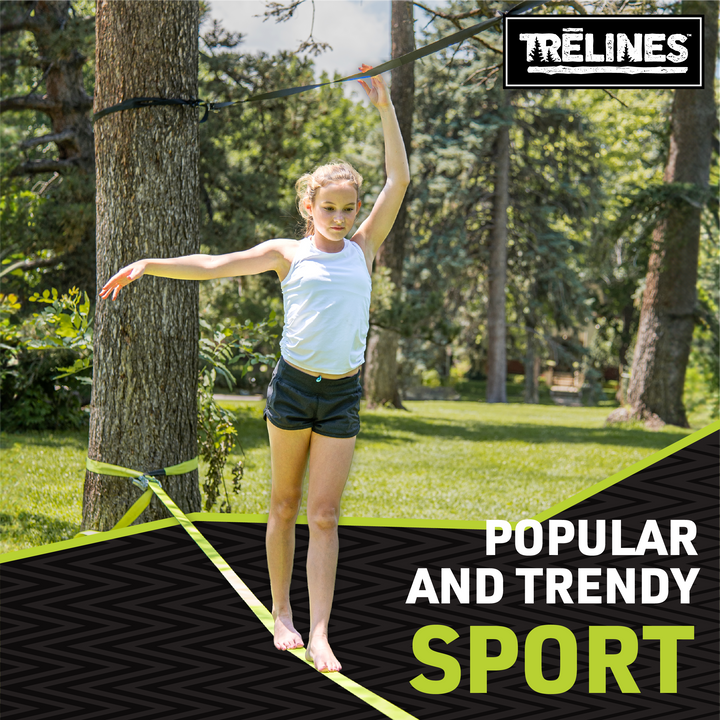 Klassische Slackline – 50 Fuß.