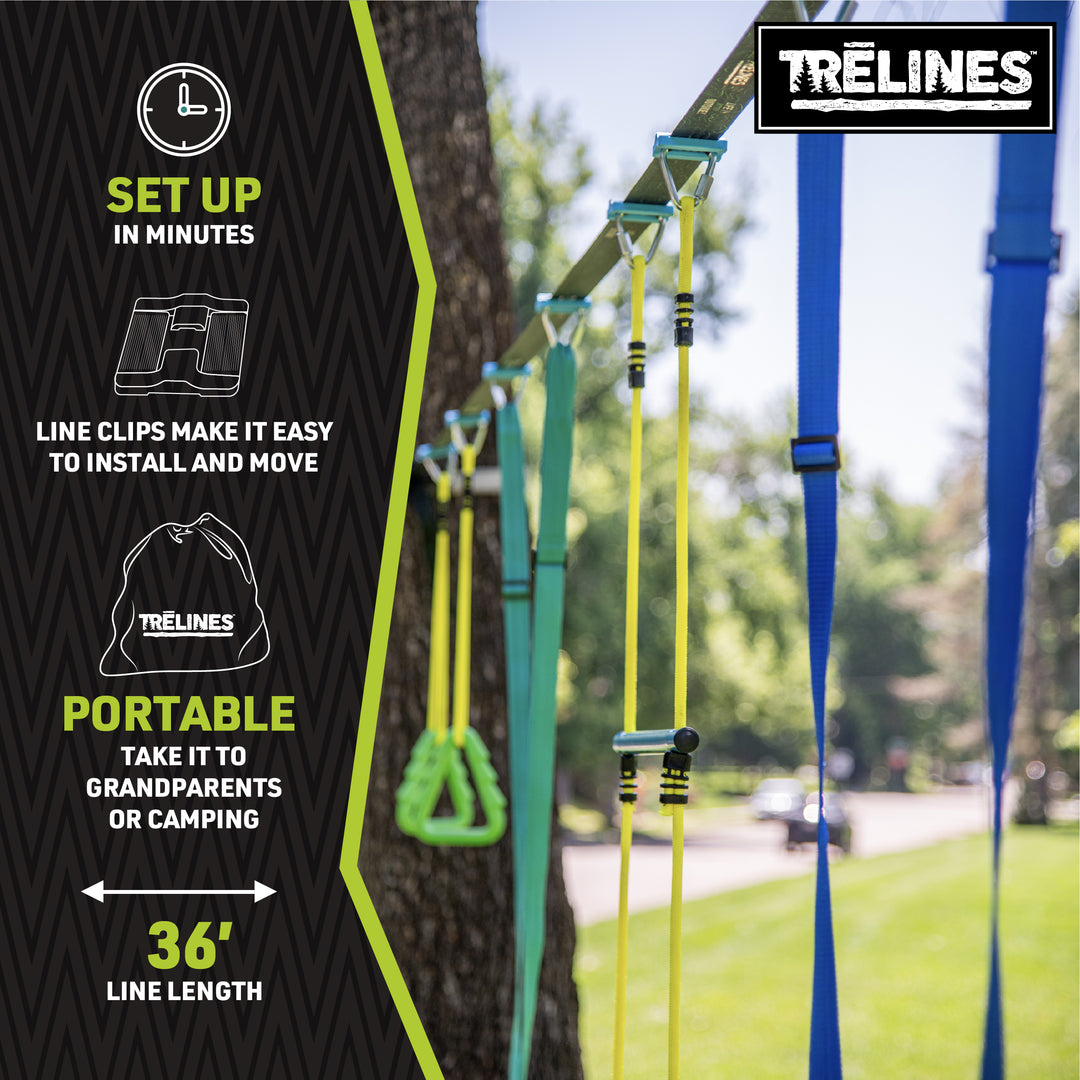 trelines slackline gymnastic swing set
