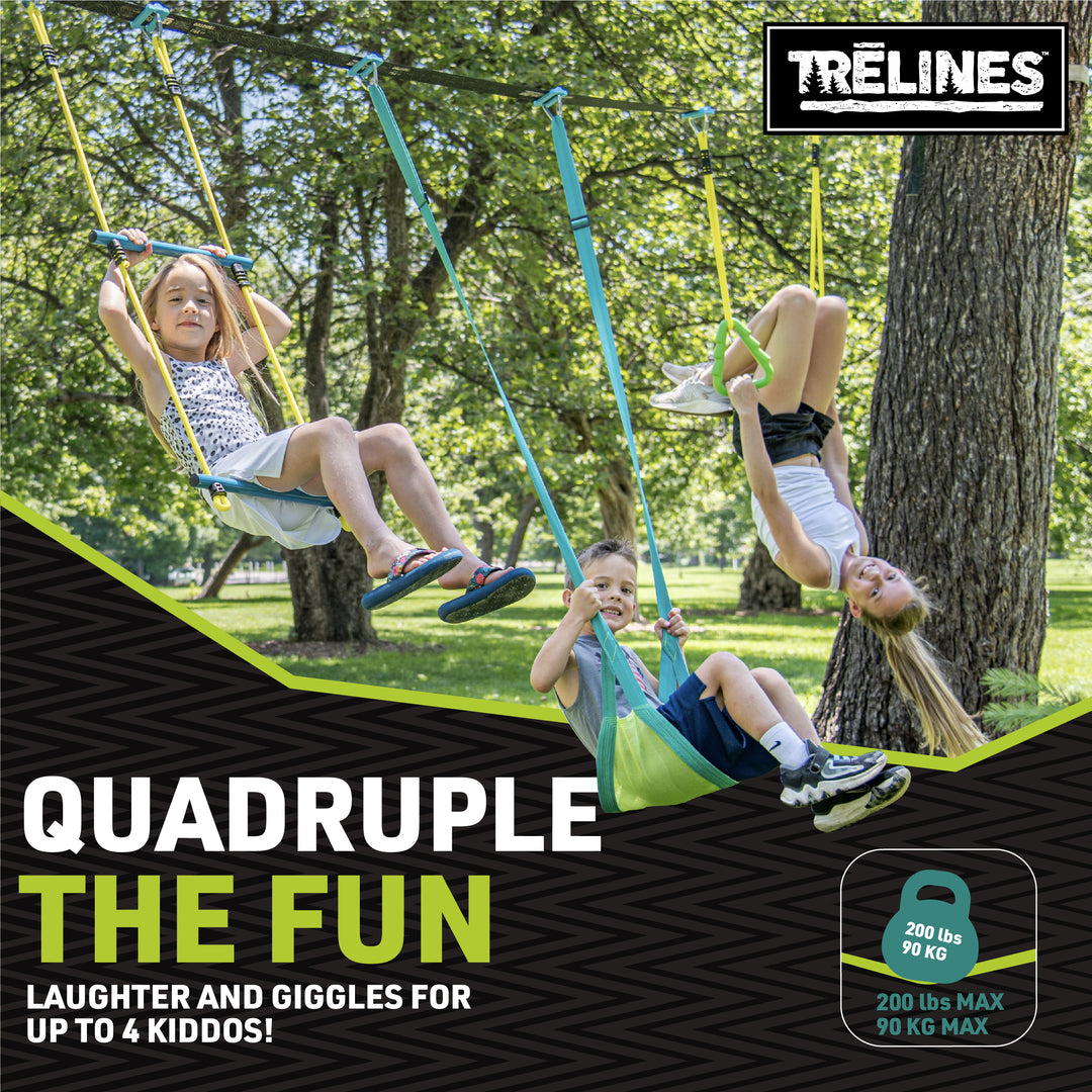 trelines slackline swing set