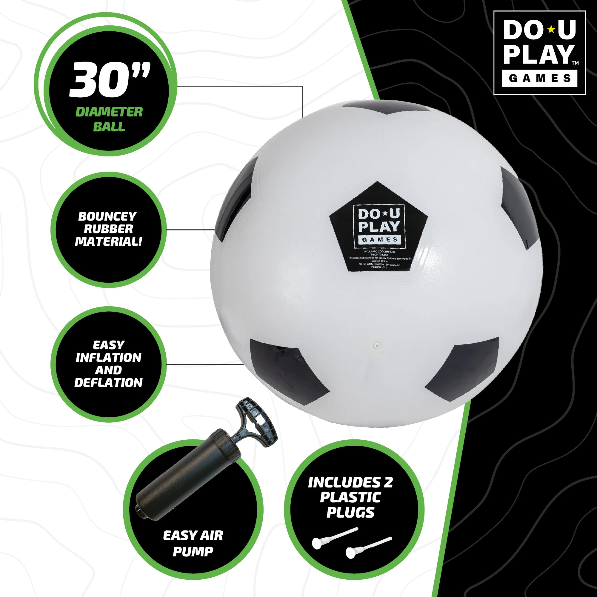 30 Inch Jumbo Soccer Ball – Life Is Better Outside