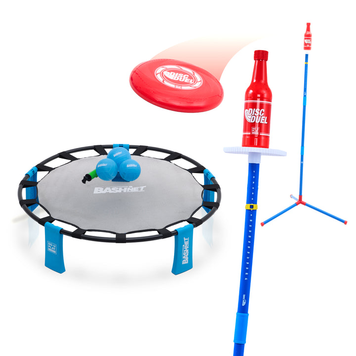 Ultimate Party Game Combo - BashNet and Disc Duel